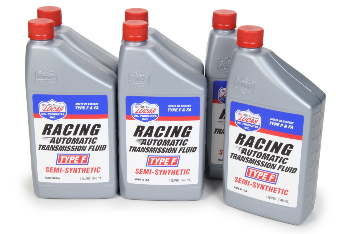 LUC11020-6 1 qt. ATF Semi-Synthetic Type-F Racing Transmission Fluid - Set of 6 -  Lucas Oil
