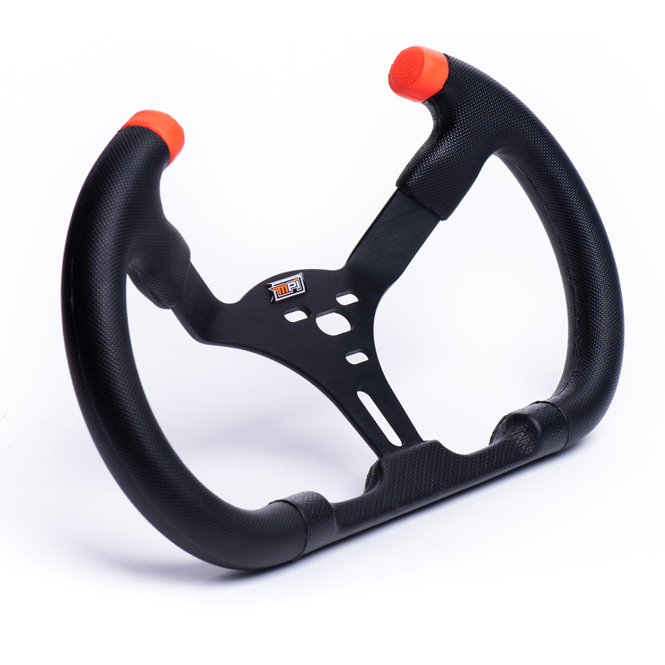Tilted Flat Kart Wheel 13in with Open Top ALum