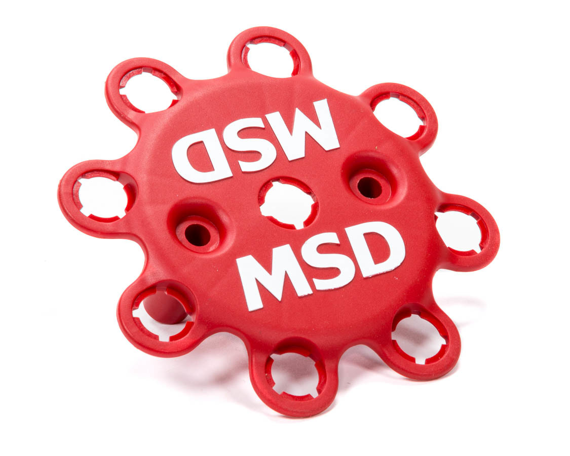 MSD Ignition MSDMSD23243 HEI Style Plastic Distributor Wire Retainer - Red