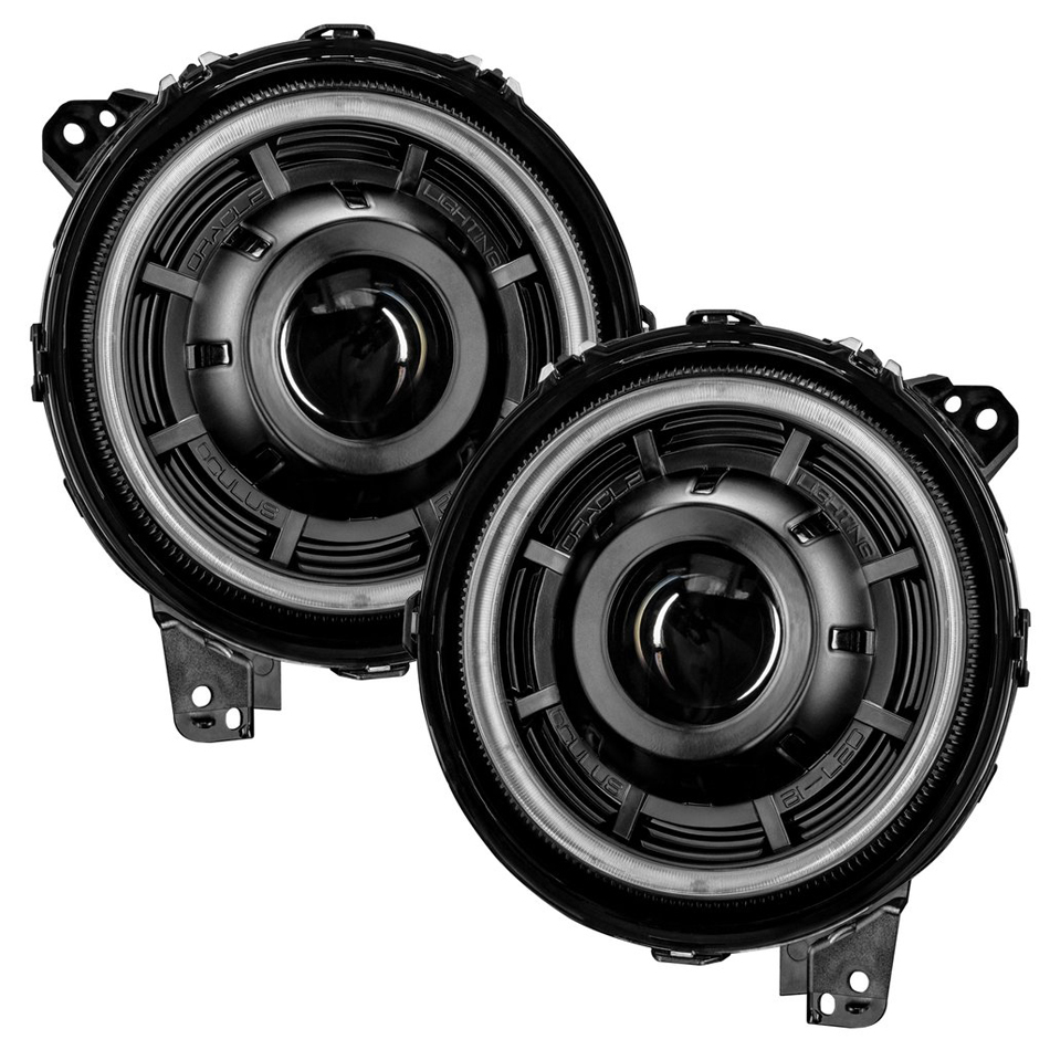 ORA5839-504 Oculus LED Light Halo Headlight for 2018-2020 Jeep Wrangler - White