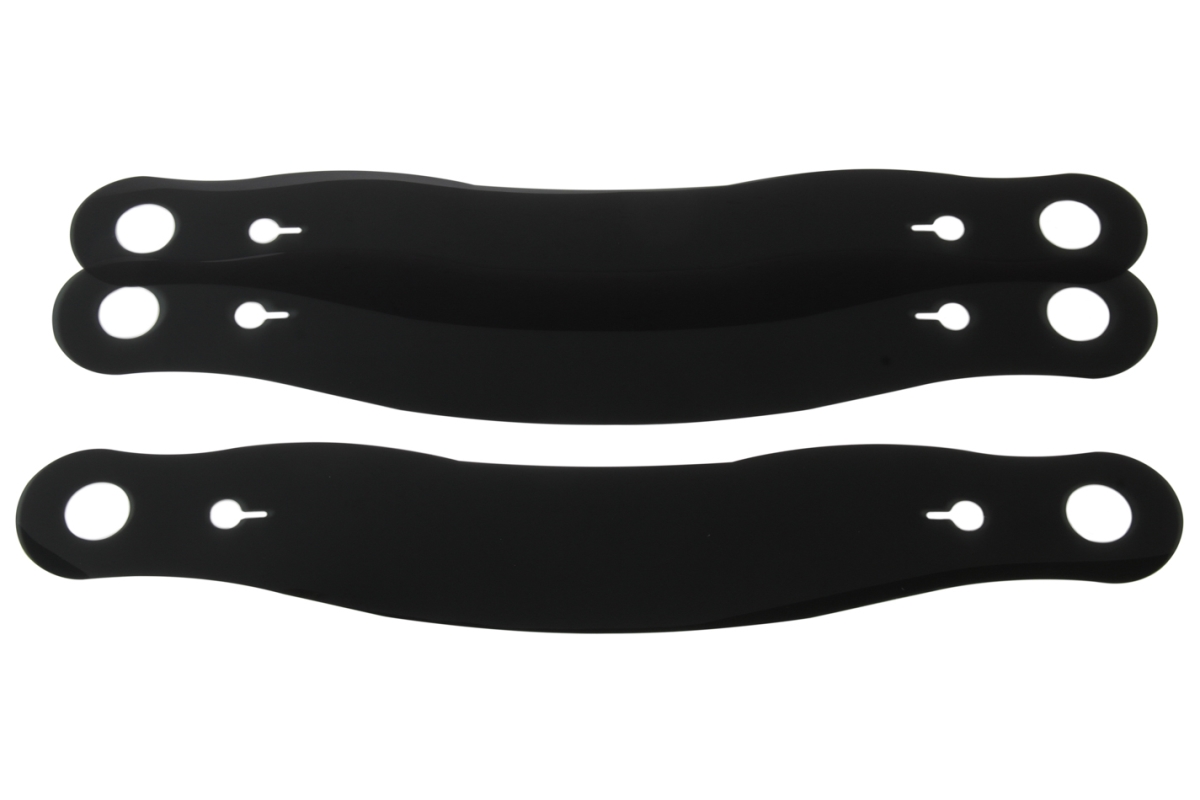 ROP10203S 4 mm Thick Xstack Tear Off Helmet Shield with Curved Plastic HJC & OMP Simpson, Smoke - Set of 3
