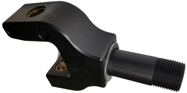 TIP3525 Micro & Mini Grease Fittings & Nut Passenger Side Spindle - Black Anodize