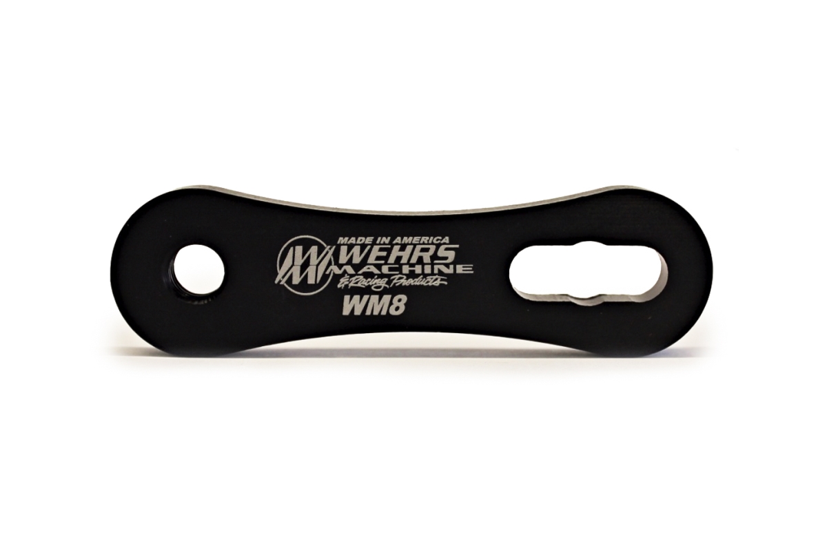 0.375 in. Universal Mounting Hole Saginaw Shifter Arm - Black Anodize