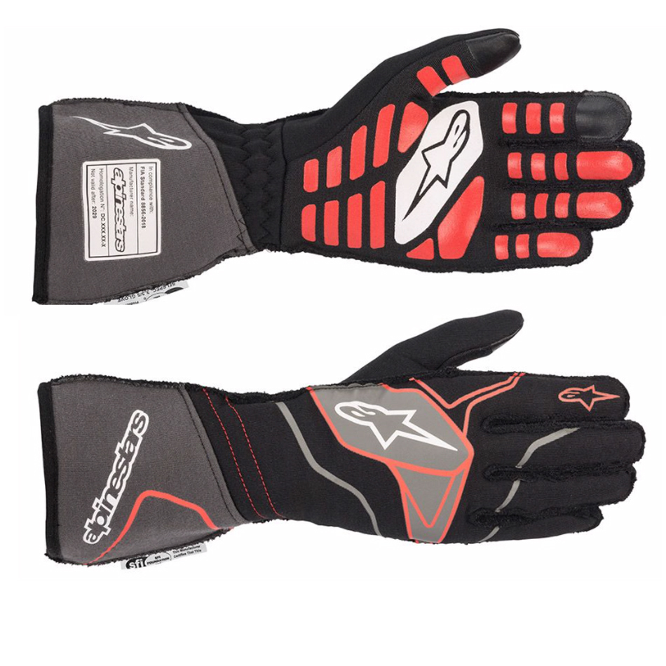 Picture of Alpinestars USA ALP3550320-1036-XL Tech-1 ZX Gloves&#44; Black & Red - Extra Large