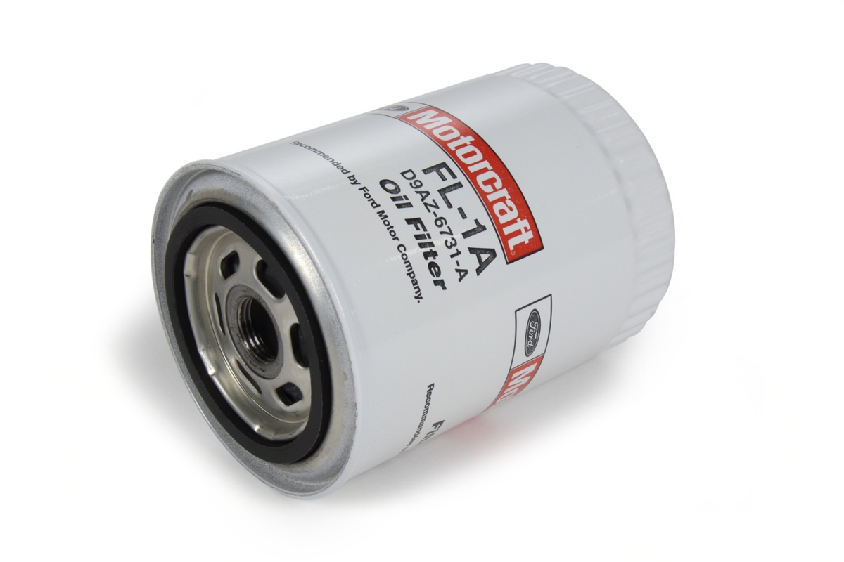 0.75-16 in. Thread Canister Screw-On Oil Filter for Ford - White