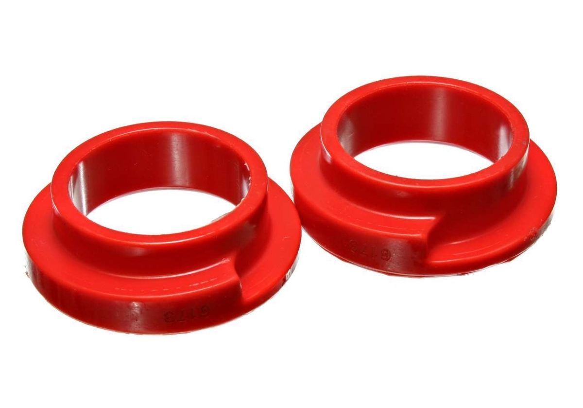 Coil Spring Isolator Set, Red - Pack of 2