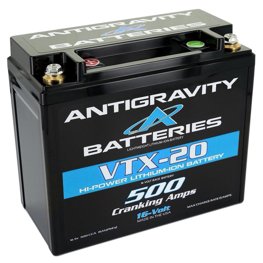 ANTAG-VTX-20-L 16V Lithium-ion Battery with 500 Cranking Amp & Threaded Top Terminals - 5.90 x 5.12 x 3.43 in.