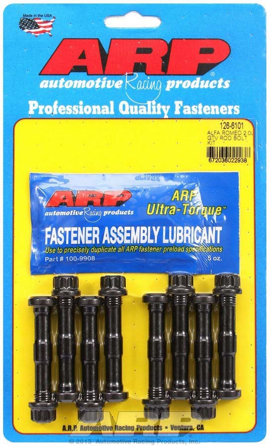 126-6101 Alfa Romeo 2.0 GTV High Performance Series Connecting Rod Bolt Kit - Chromoly