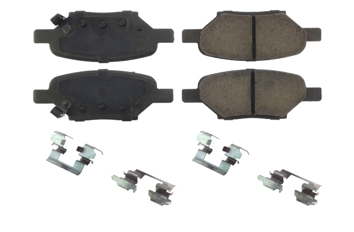 CBP105.10330 Posi-Quiet Ceramic Brake Pads with Shims & Hardware for 2004-2012 GM Midsize Sedan