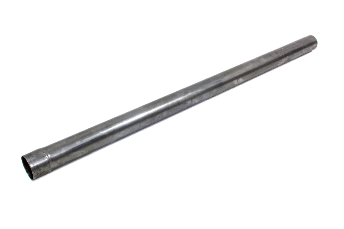 2.5 in. dia. Straight Exhaust Pipe Extension for 4 ft. Long 1 End Expanded, Natural