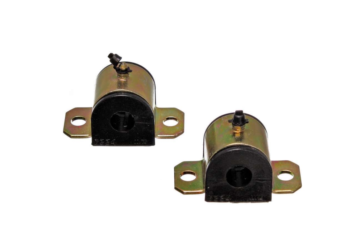 0.687 in. Hyper-Flex Front Greasable Bracket Polyurethane Sway Bar Bushing for 1967-1974 GM F-Body & X-Body - Black