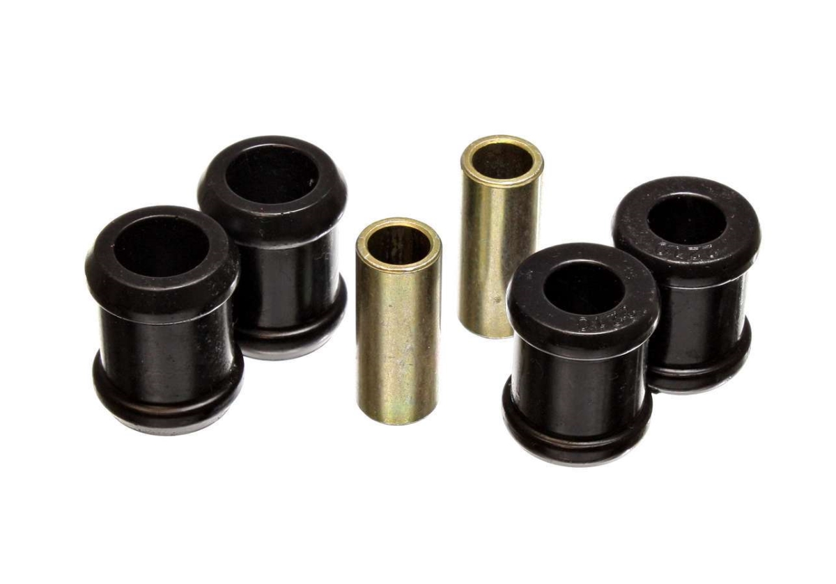 ENE9-8138G Rear Polyurethane Shock End Bushing for 1988-1998 GM Fullsize Truck - Black & Zinc Oxide