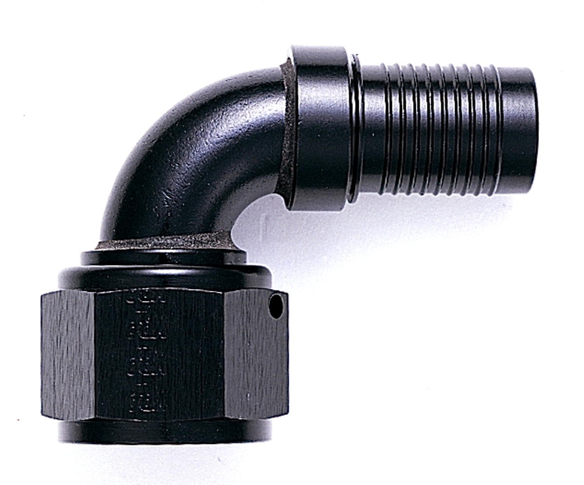 8AN 90-deg HS-79 Hose End, Black