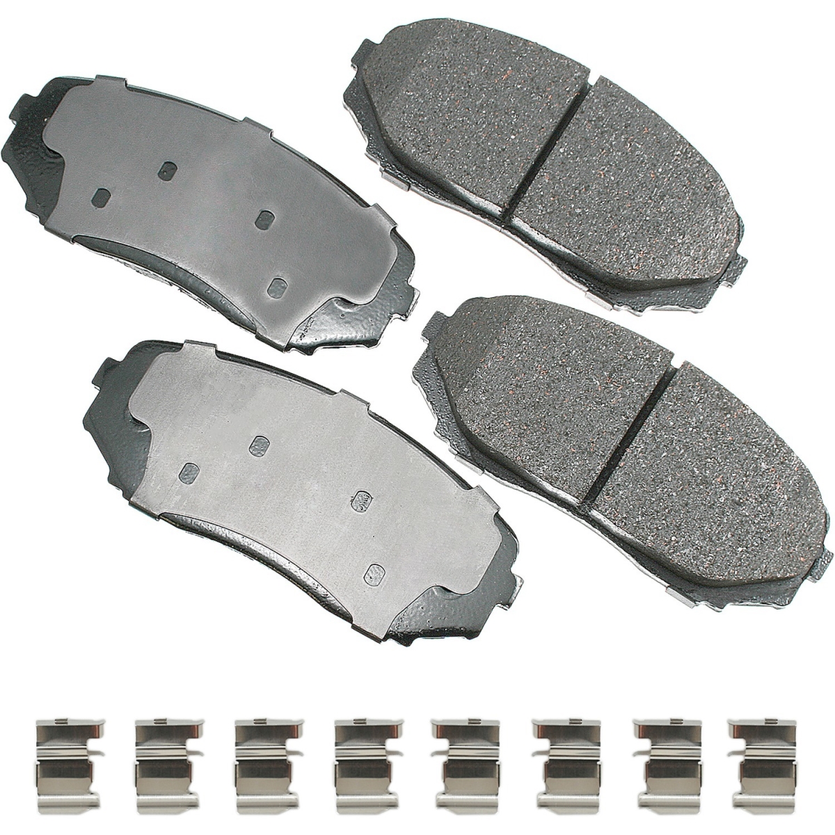 AKEACT1258 Proact Ultra-Premium Front Brake Pads for 2007-2017 Ford Mazda & Lincoln - Set of 4