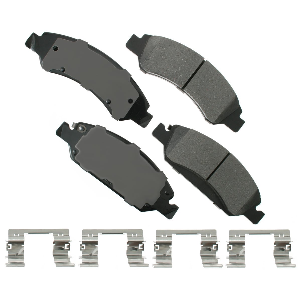 AKEACT1363 Proact Ultra-Premium Front Brake Pads for 2007-2019 Cadillac & Chevrolet - Set of 4