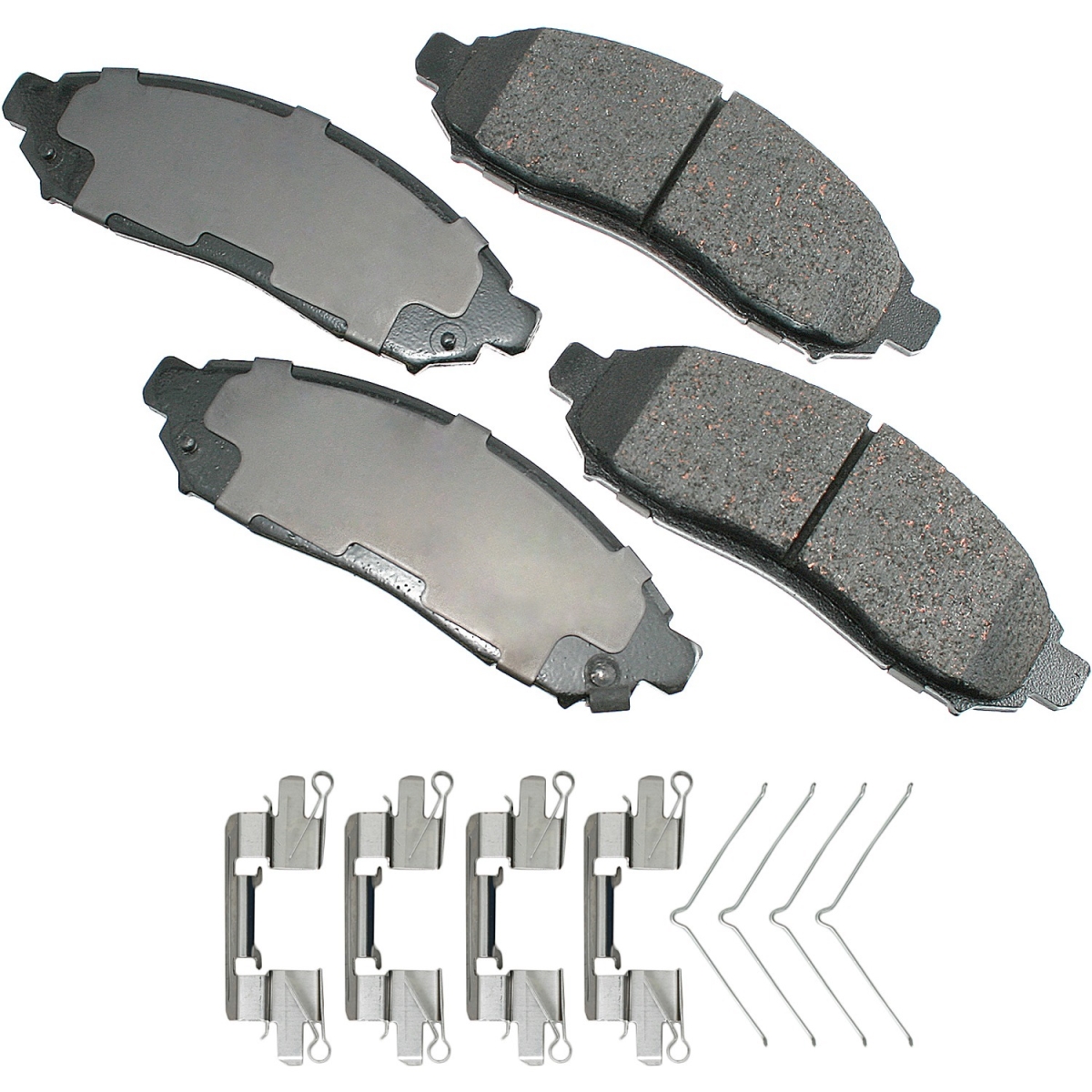 AKEACT1094 Proact Ultra-Premium Front Brake Pads for 2005-2018 Nissan & Chevrolet - Set of 4