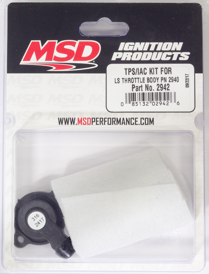 MSD Ignition MSD2942 TPS & Idle Air Control Throttle Position Sensor for GM LS Style