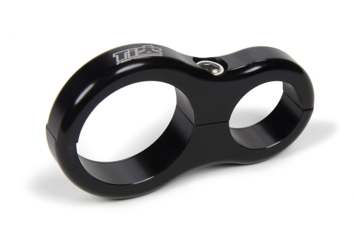 TIP5546 1.375 in. Tube Clamp Billet Fuel Filter, Black