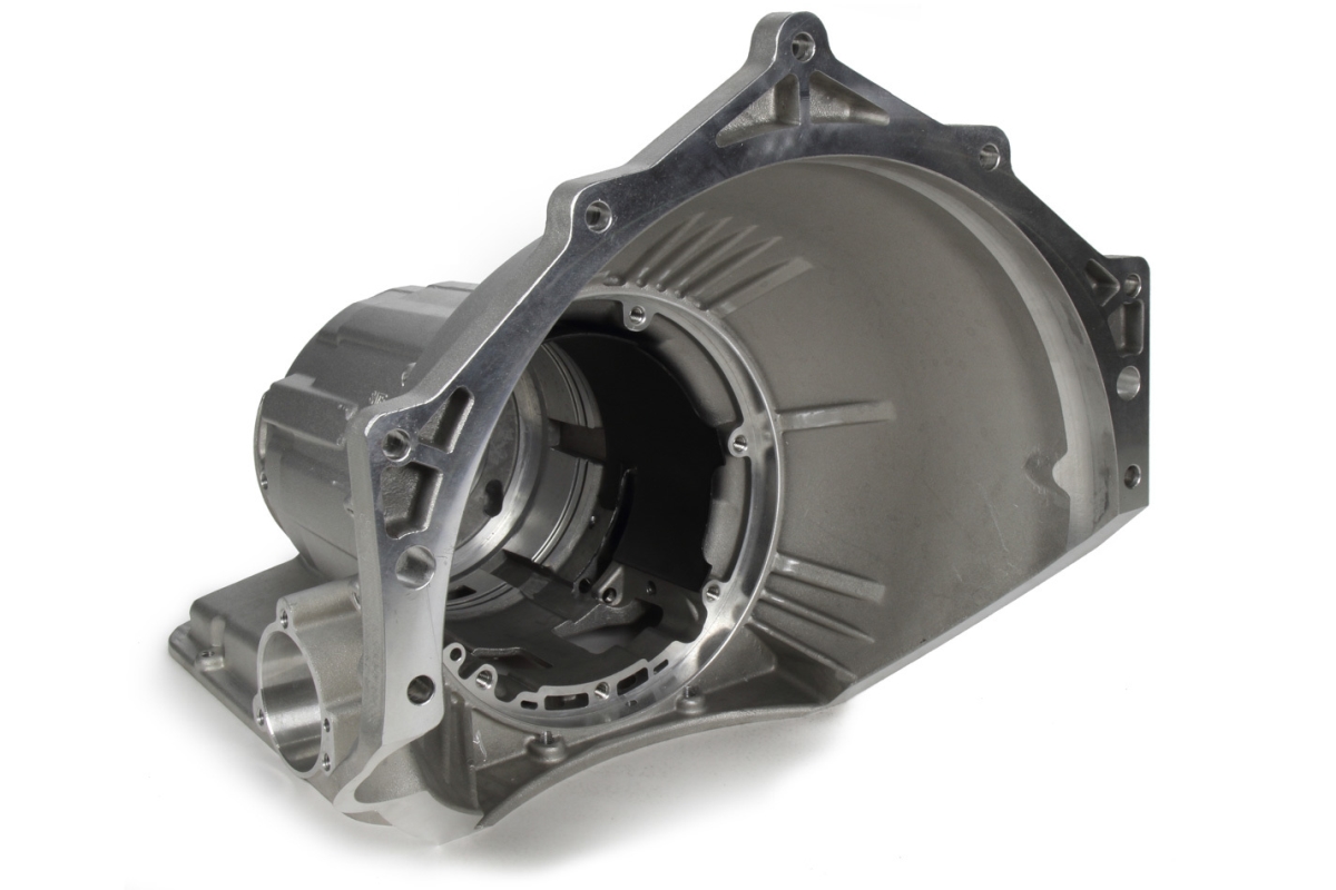 SFI Powerglide Bellhousing Transmission Case for Chevy V8 - Natural