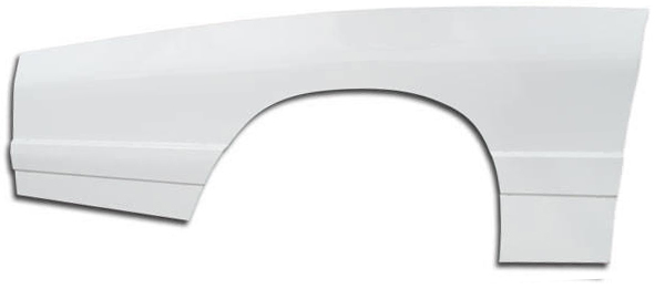 Lower Steel Quarter Panel - White & Natural - Passenger Side - Durable Design
