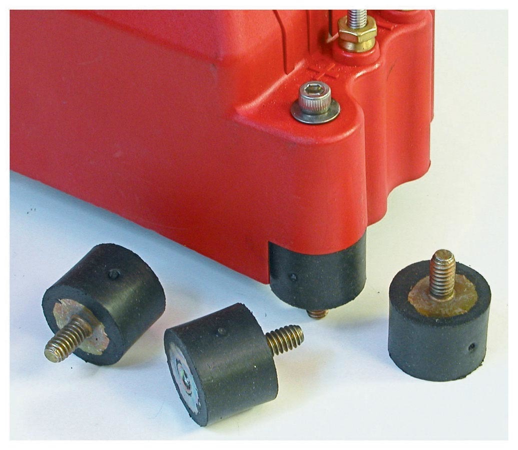 MSD Ignition MSD8822 44 Amp Electronic Points Vibration Isolation Rubber Mount - Set of 4