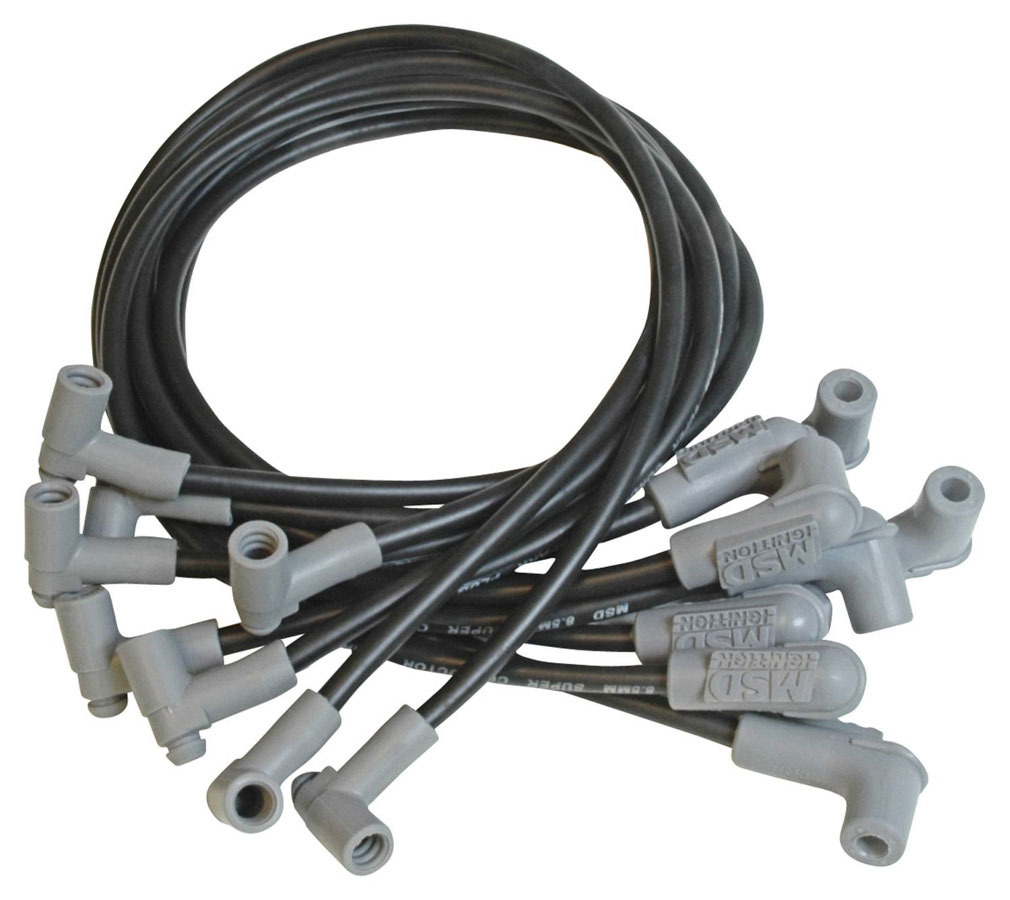 MSD Ignition MSD31293 8.5 mm Spark Plug Wire Set with HEI Style Terminal Big Block Chevy, Black