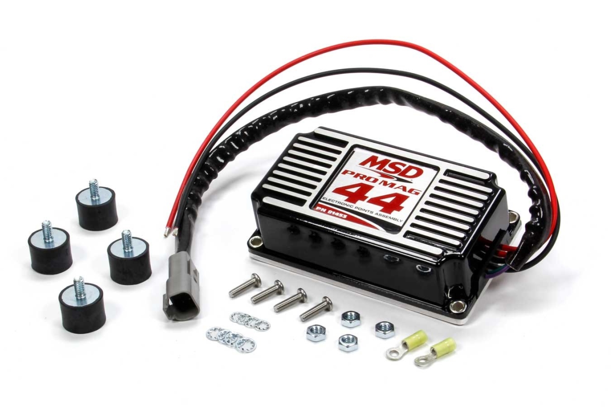 MSD Ignition MSD81453 Pro Mag 44 Electronic Points Ignition Box, Black