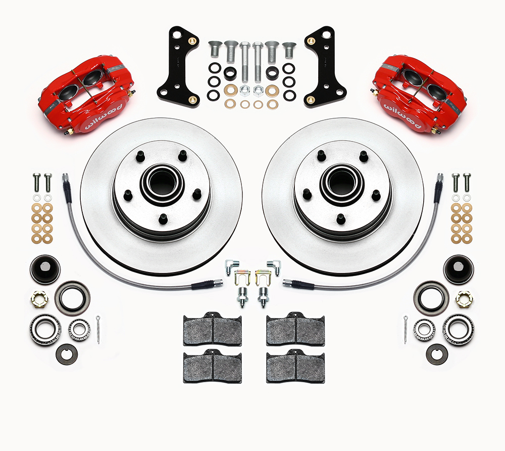 Front Disc Brake Kit with Brake Line for 1967-1969 Camaro