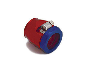 SPE3360 0.75 in. Worm Gear Magna Clamp Hose, Blue & Red Anodize