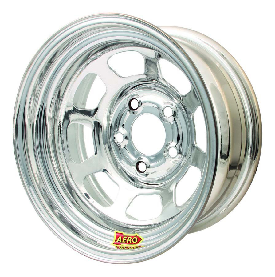 15 x 8 x 4 in. Chrome Beadlock with 4.75 in. Backspace