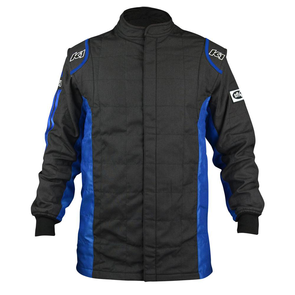 K1R21-SPT-NB-XL Sportsman Jacket, Black & Blue - Extra Large