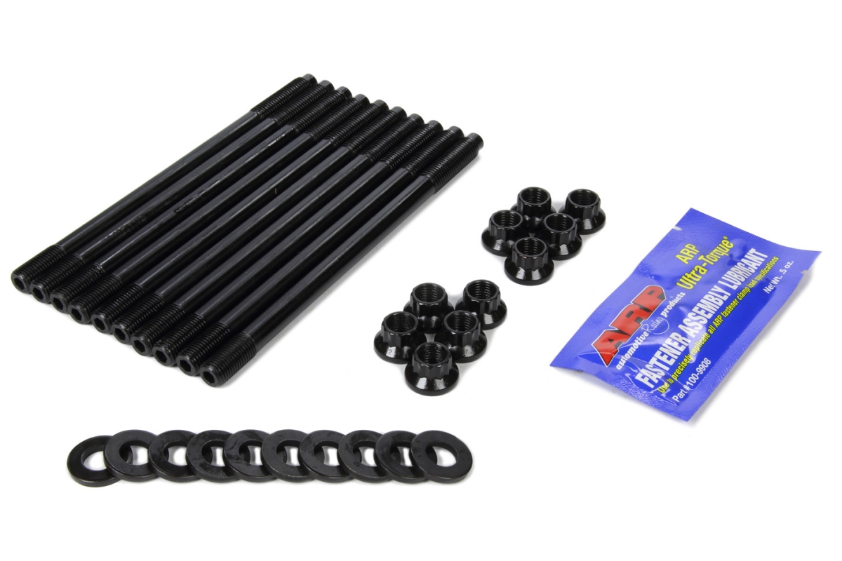 0.5 in. Studs 12 Point Nuts Cylinder Head Stud Kit for Mitsubishi 4-Cylinder - Black Oxide