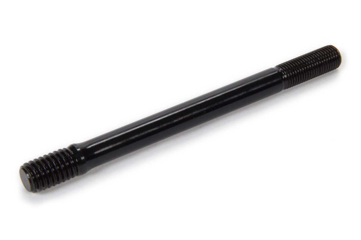 0.43-14 & 0.375-24 in. Universal Thread Neckdown Stud with 5 in. Long - Black Oxide