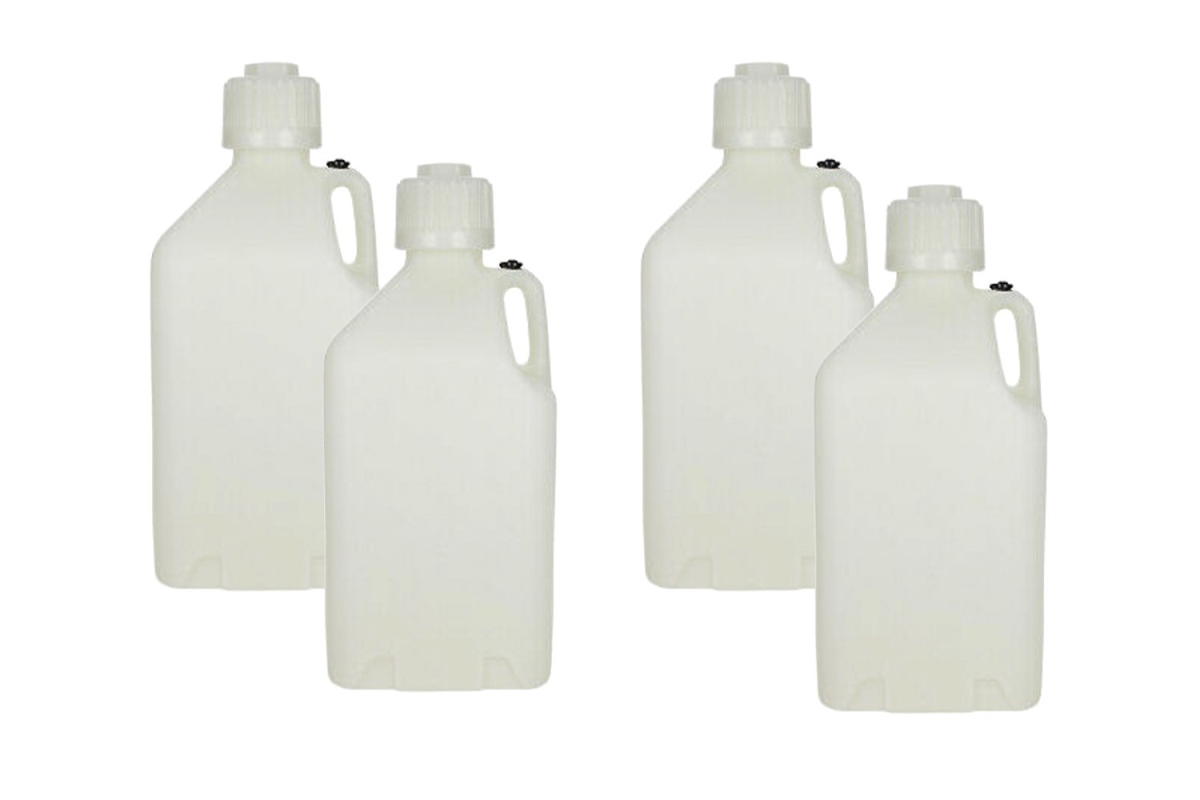 SCR2020W-CASE 3 gal Utility Jug, Clear - Case of 4