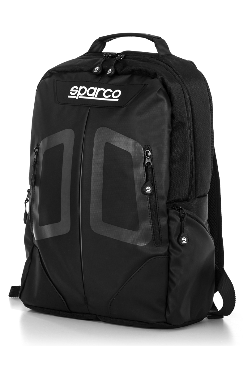 30 x 40 x 14 in. Zipper Closure Backpack Straps  Logo Stage Gear Bag, Black
