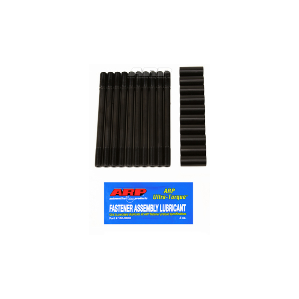 204-4103 10 mm Tri-Square Cylinder Head Stud for Volkswagen 2000 1.8L - Black Oxide