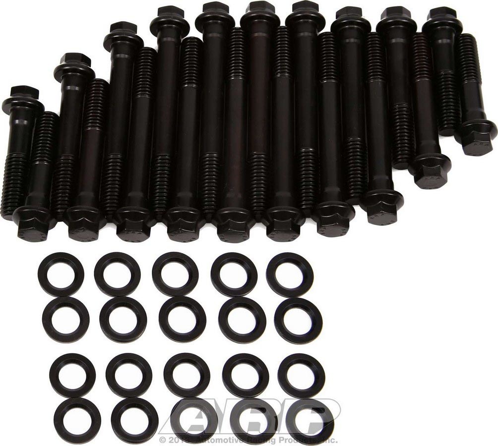 High Performance Series Hex Head Cylinder Head Bolt Kit for Pontiac Ford 400-455 - Black Oxide