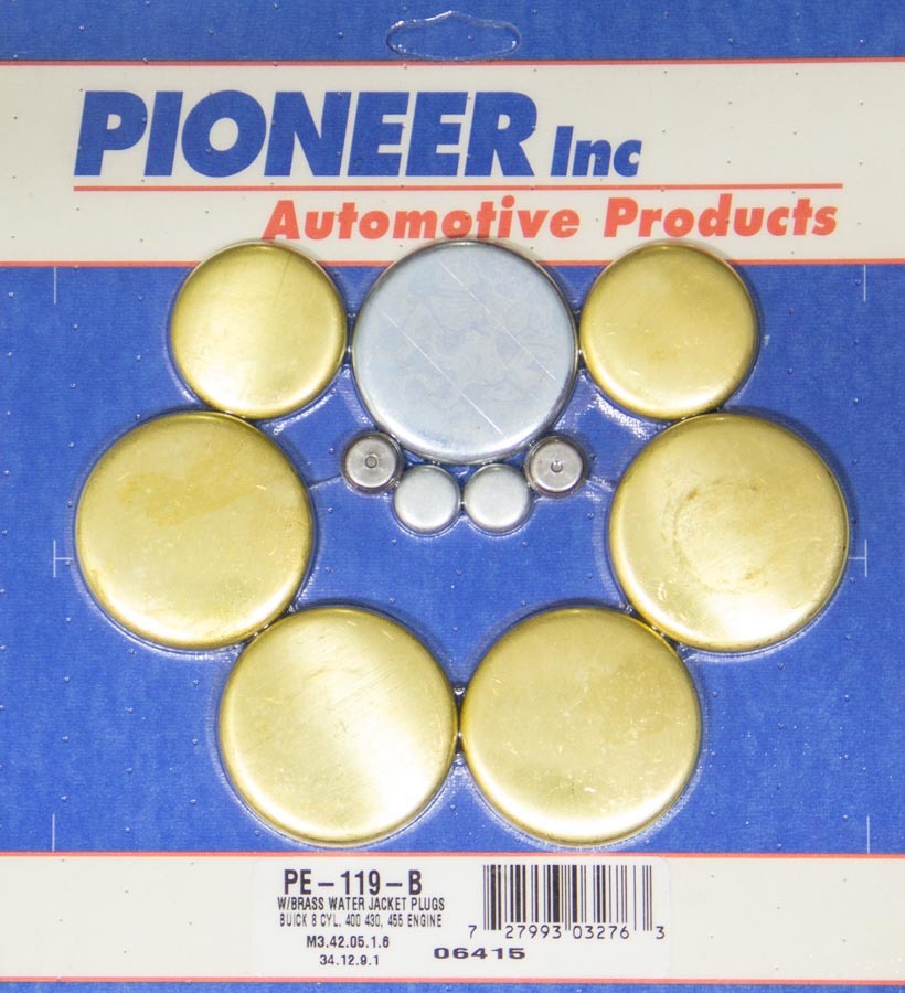 PIOPE119B Freeze Plug Complete Engine Kit for Big Block Buick, Natural
