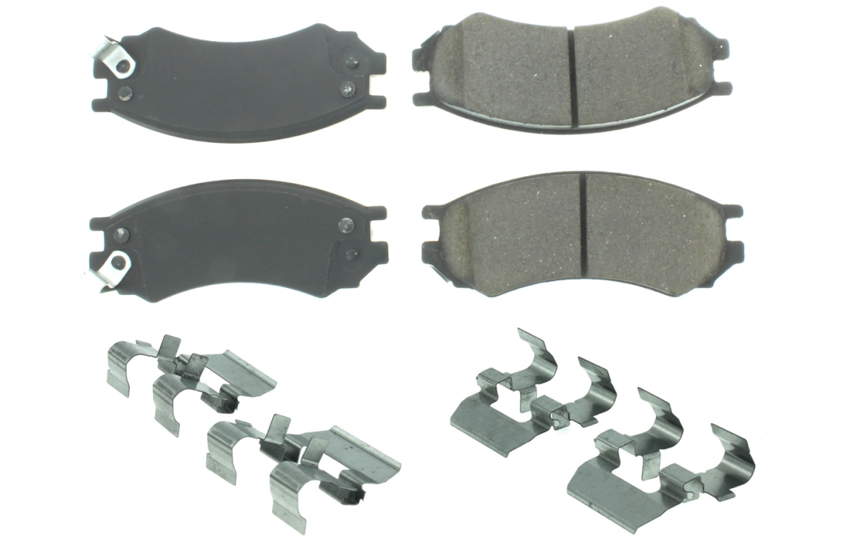 Posi-Quiet Ceramic Brake Pads with Shims & Hardware for 1992-2002 Saturn