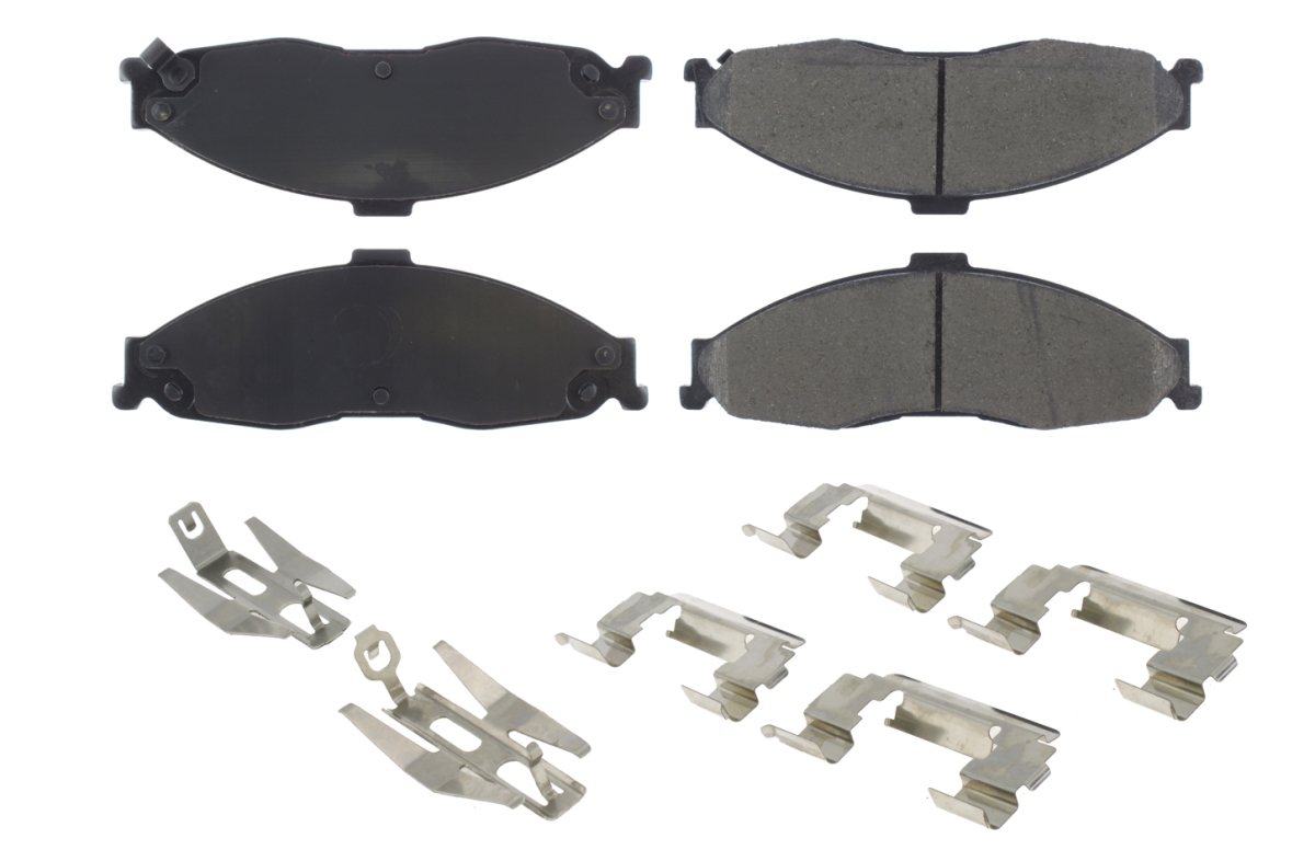 Posi-Quiet Ceramic Brake Pads - Black - Front Set - OEM Compatible