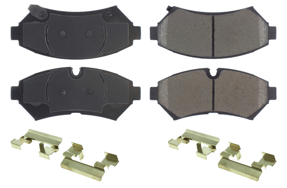 CBP105.07530 Posi-Quiet Ceramic Brake Pads with Shims & Hardware for 1998-2003 Cadillac Seville