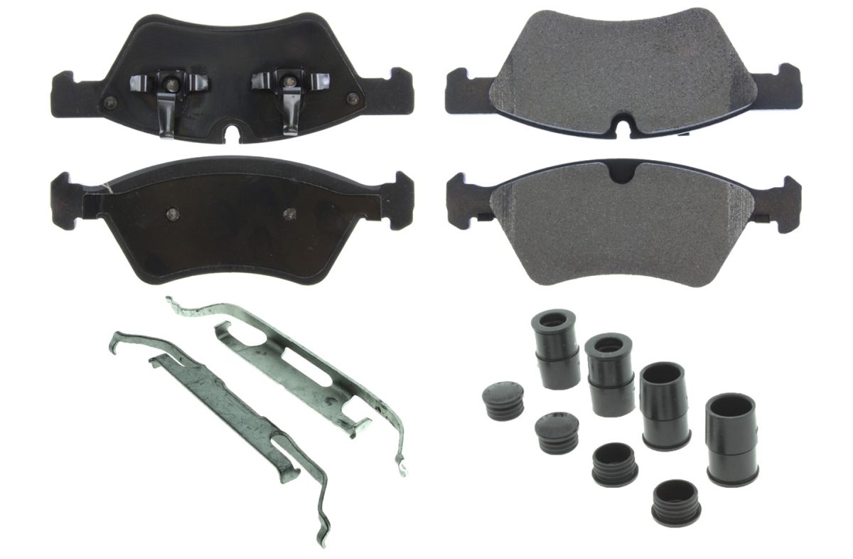 CBP104.11230 Posi-Quiet Semi-Metallic Front Brake Pads with Hardware for 2010-2016 Land Rover