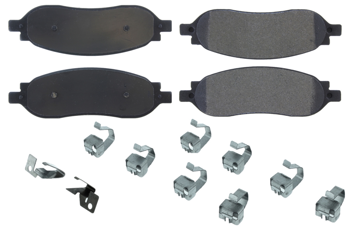CBP104.10680 Posi-Quiet Semi-Metallic Front Brake Pads with Hardware for 2005-2010 Fullsize Ford Truck
