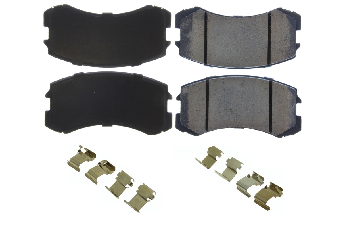 CBP105.09040 Posi-Quiet Ceramic Brake Pads with Shims & Hardware for 2002-2007 Mitsubishi Lancer