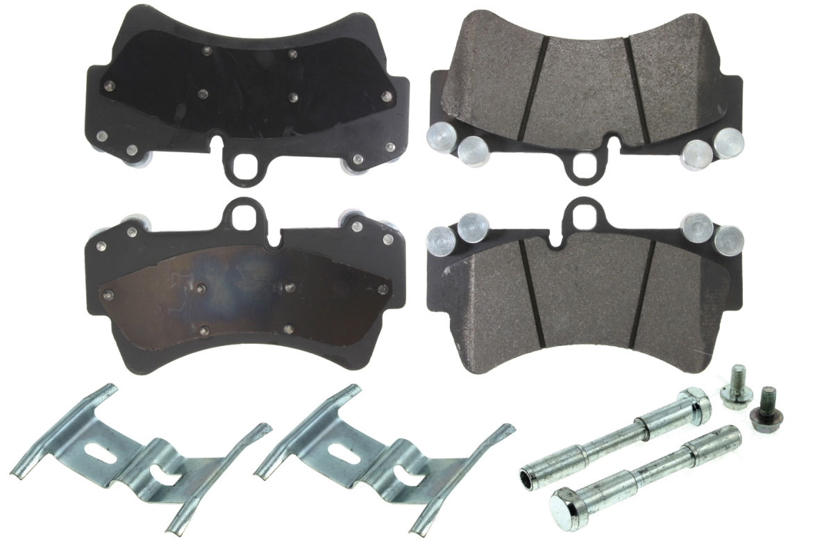 CBP104.09770 Posi-Quiet Semi-Metallic Front Brake Pads with Hardware for 2007-2015 Audi
