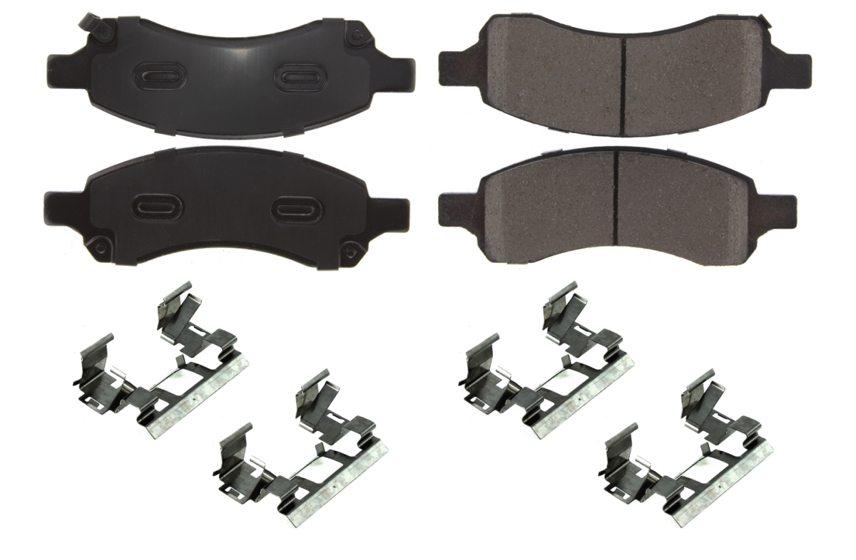 CBP105.11691 Posi-Quiet Ceramic Brake Pads with Shims & Hardware for 2007-2017 GM Midsize SUV