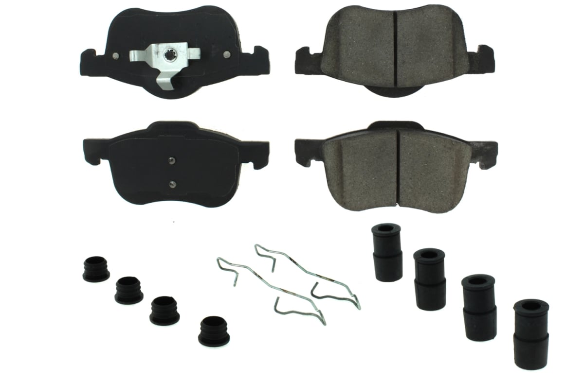 CBP105.07940 Posi-Quiet Ceramic Brake Pads with Shims & Hardware for 1999-2007 Volvo Midsize Sedan