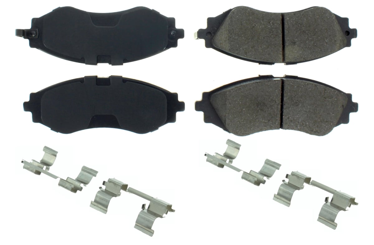 CBP105.07970 Posi-Quiet Ceramic Brake Pads with Shims & Hardware for 2004-2018 Chevy Small Sedan