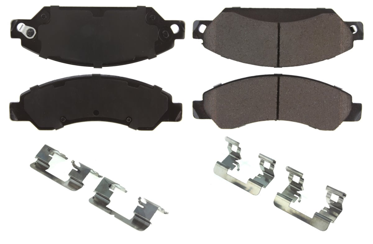CBP105.10920 Posi-Quiet Ceramic Brake Pads with Shims & Hardware for 2007 GM Midsize Truck