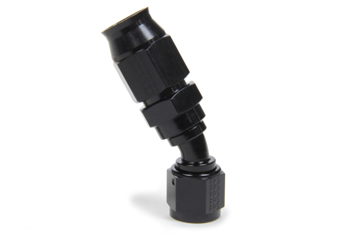 FRG2503008 No.8 Race Rite 30 deg Hose End Fitting, Black
